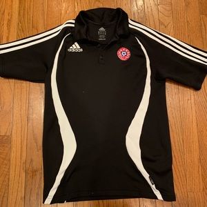 Adidas collared “soccer shirt”